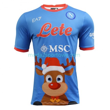 Koszulka SSC SSC NAPOLI Xmas Domowe Stroje Piłkarskie 2022/23 Krótki Rękaw